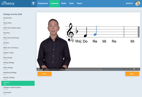 Solfege and the Staff Lesson